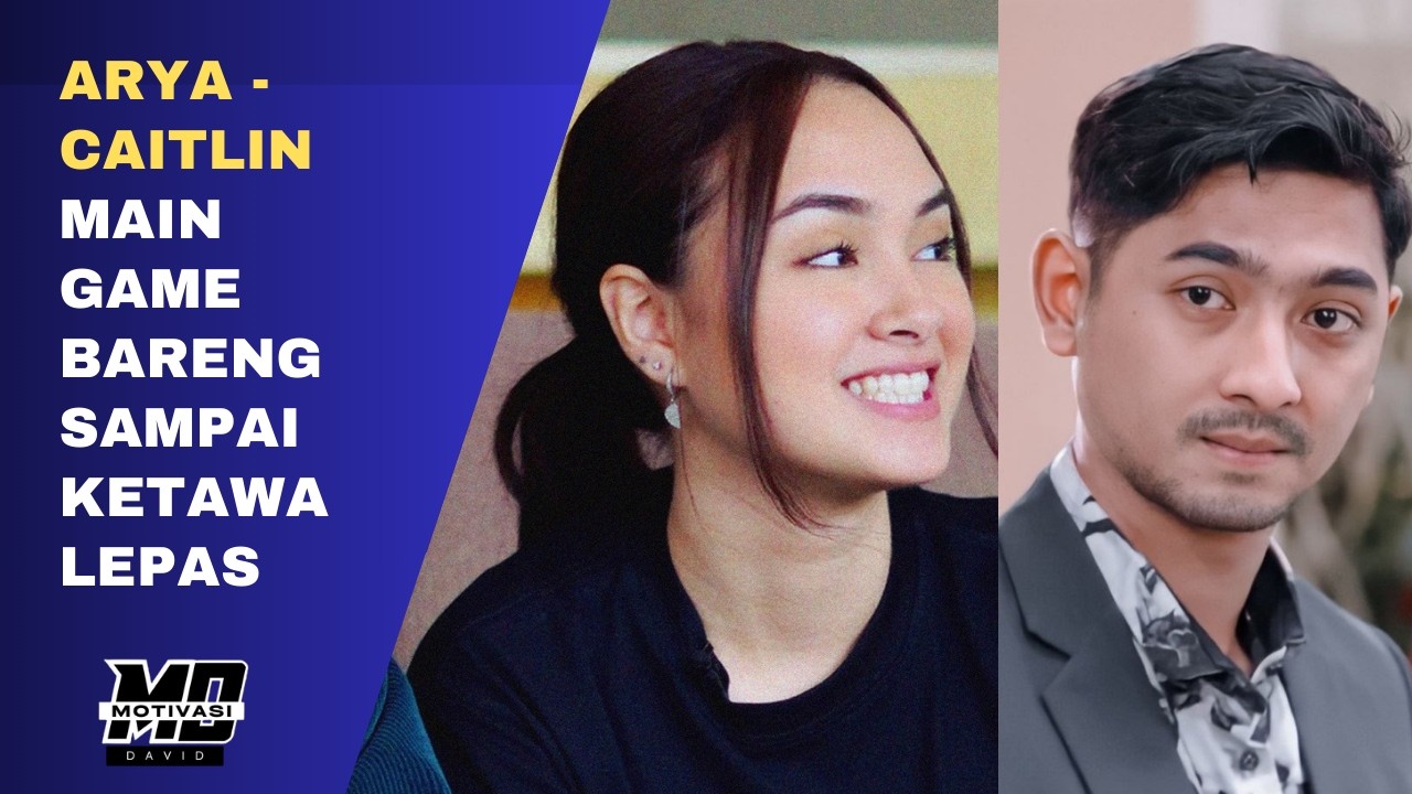 HEBOH DI MEDSOS! Arya Saloka dan Caitlin Halderman Ketawa Lepas Saat Main Game, Ada Apa Sih?