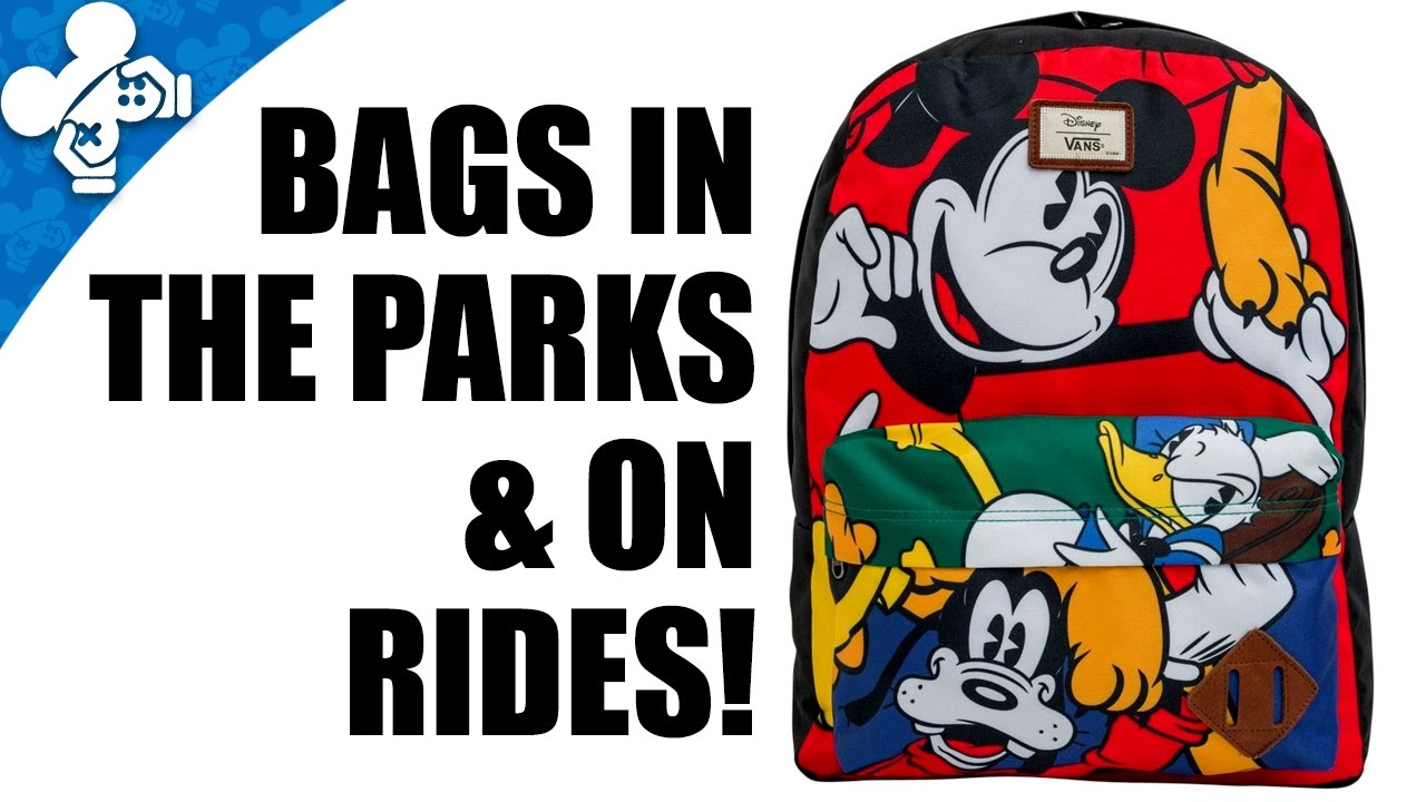 Walt Disney World Bags on Rides!