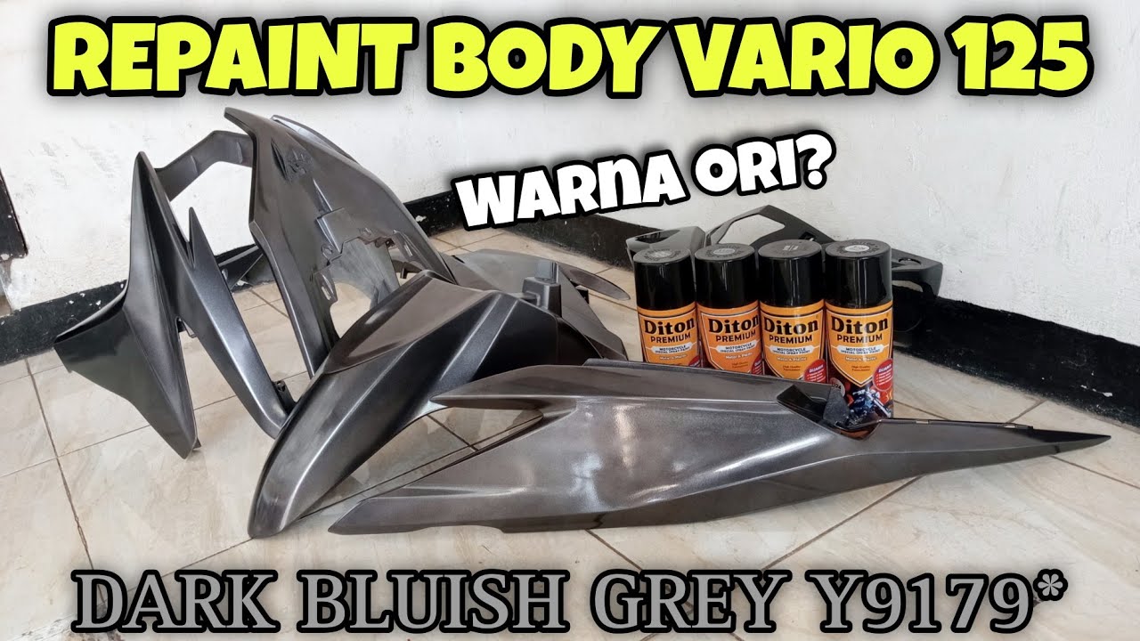 REPAINT BODY VARIO DARK BLUISH GREY | Repaint Body kasar - DITON PREMIUM