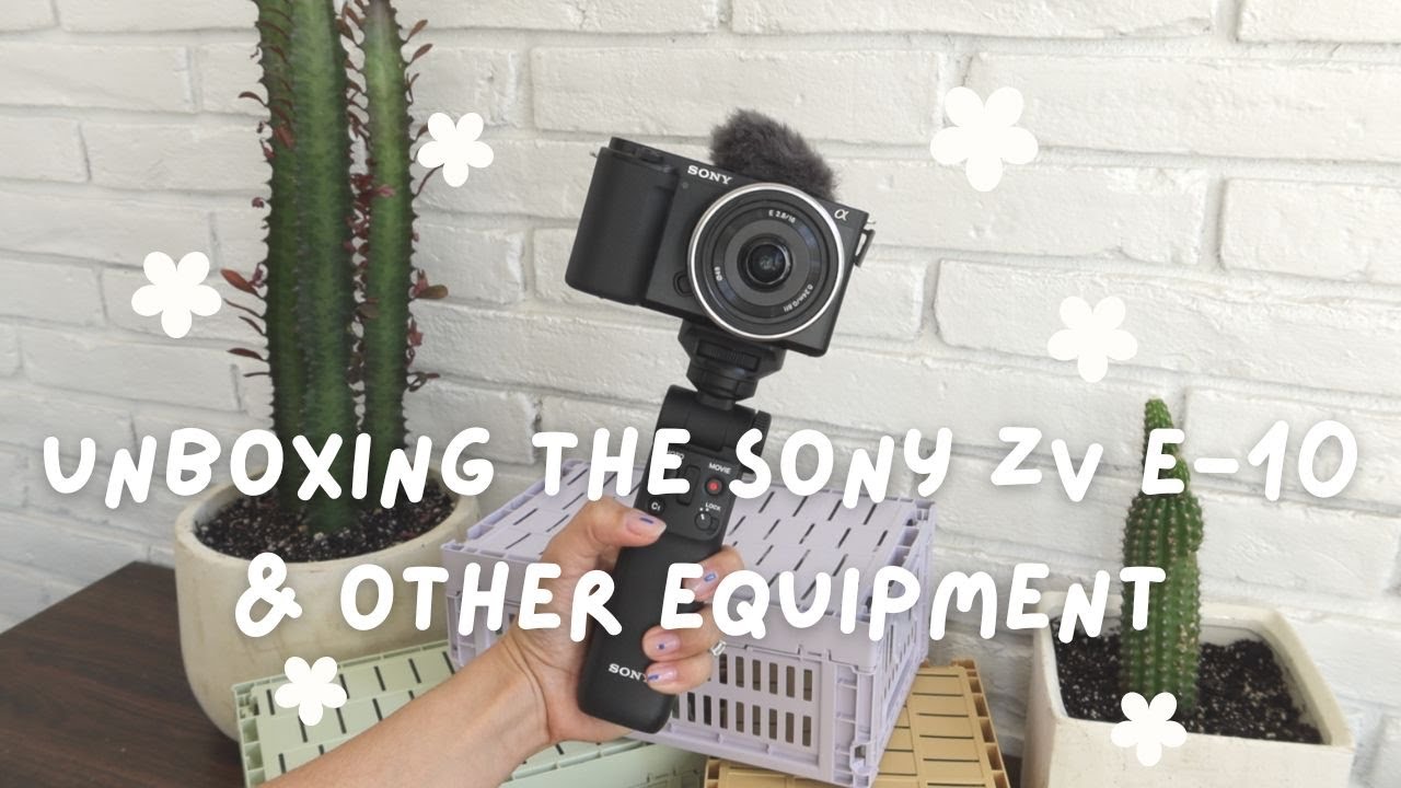 New Vlog Gear! Unboxing the Sony ZV E-10 and other camera equipment