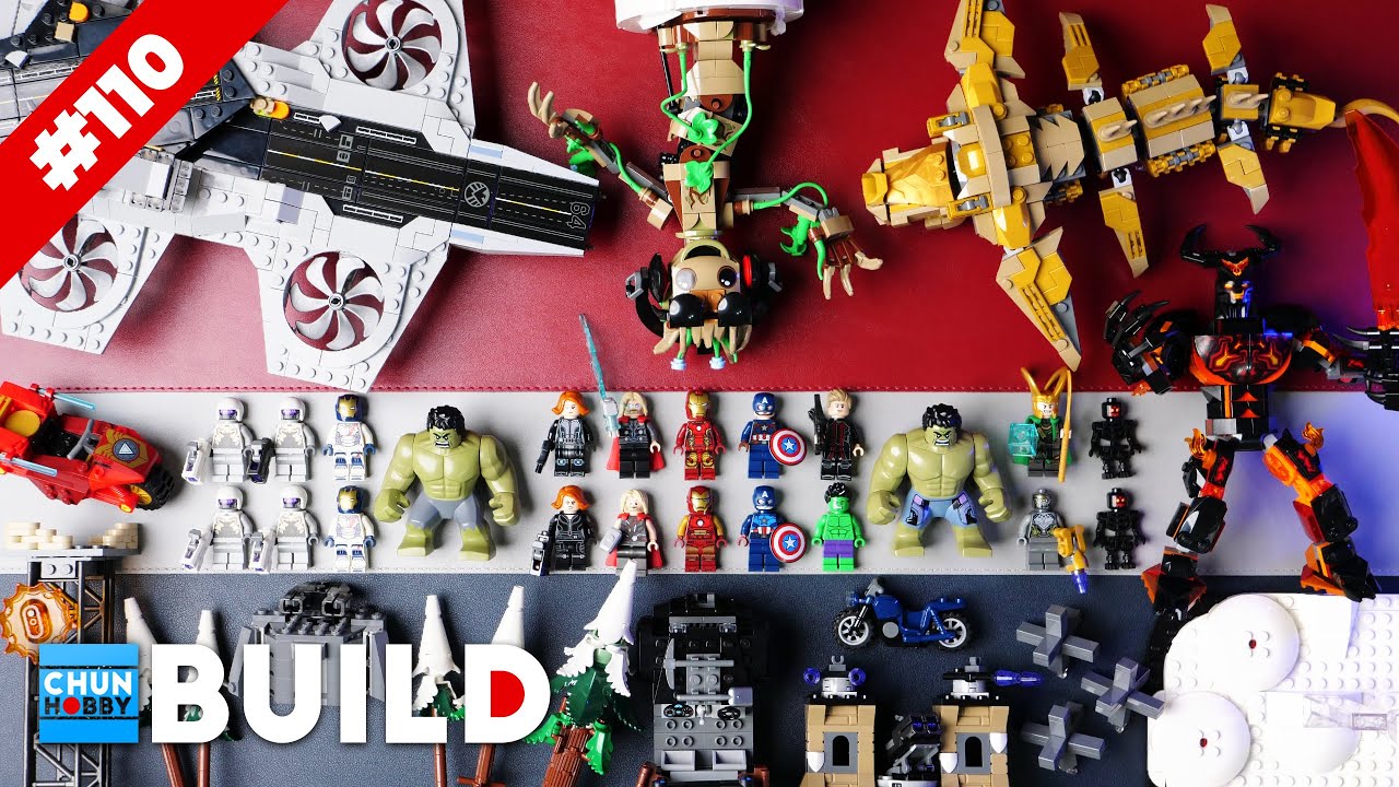 LEGO Speed Build! Marvel Avengers Collection 2024 Aug!! | LEGO Marvel 2024 | Beat Build