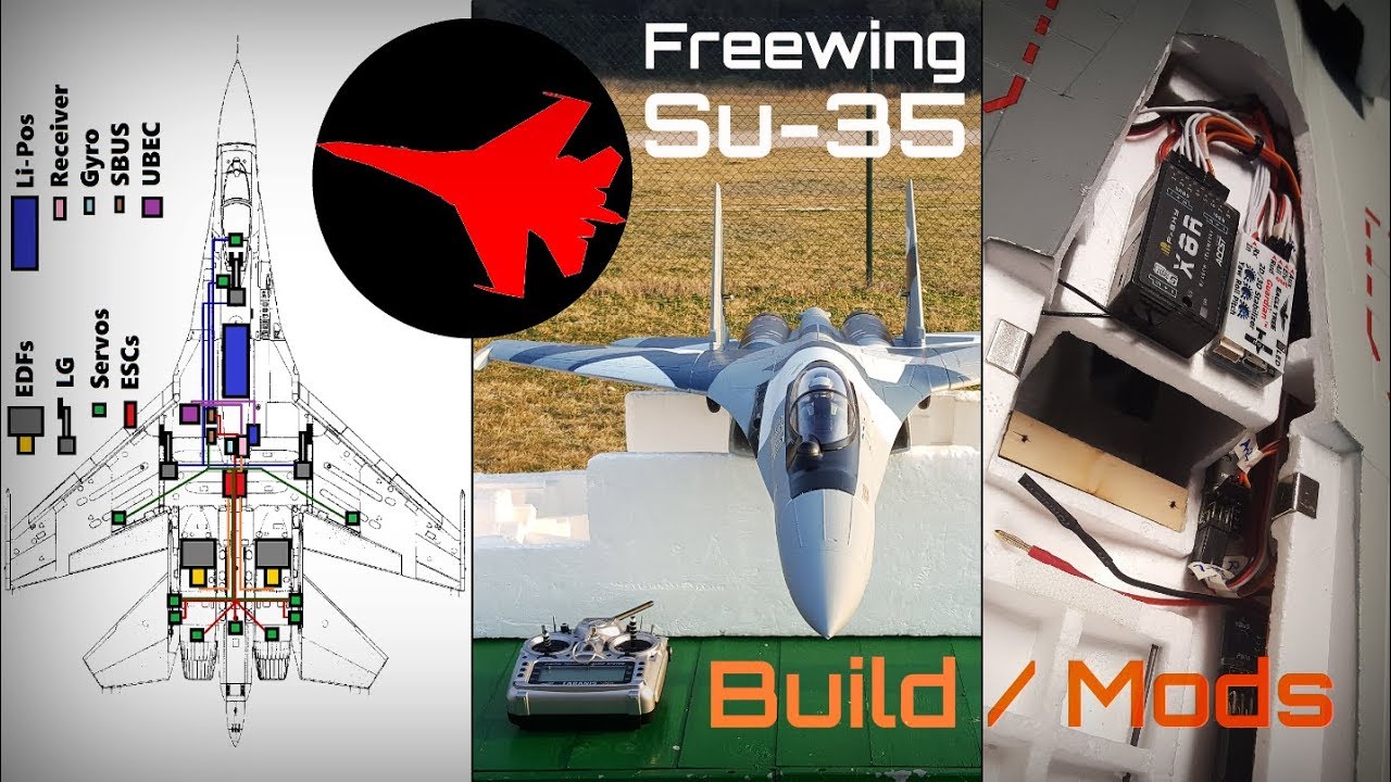Freewing Su-35 Build and Mods by RC4ever - HD 50fps