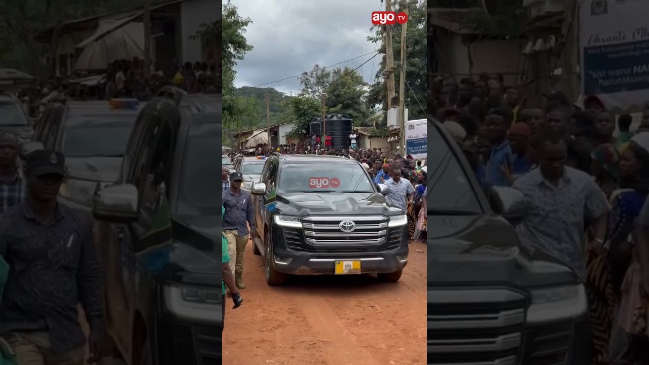 MSAFARA WA WAZIRI MKUU KASSIM MAJALIWA UKIWASILI NAMUNGO.