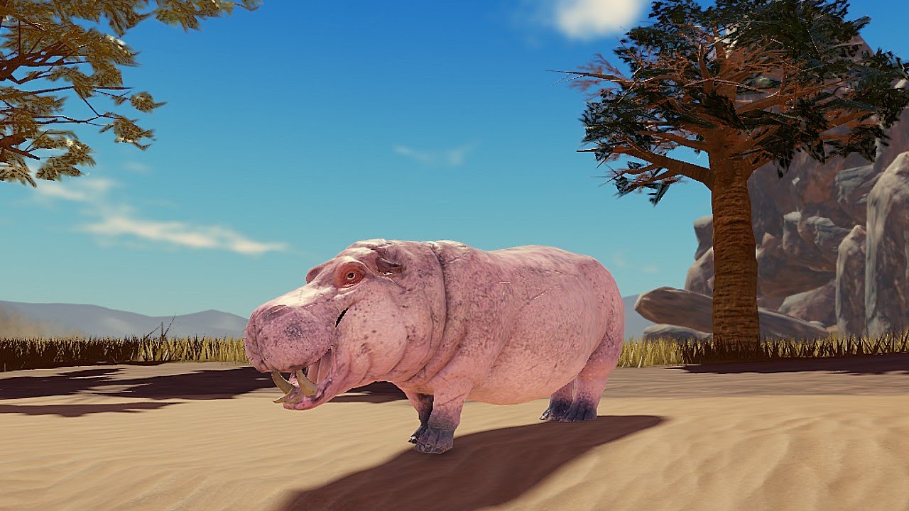Agora sim! Peguei a Skin do HIPOPÓTAMO! De Filhote até Adulto! Savannah Life ROBLOX