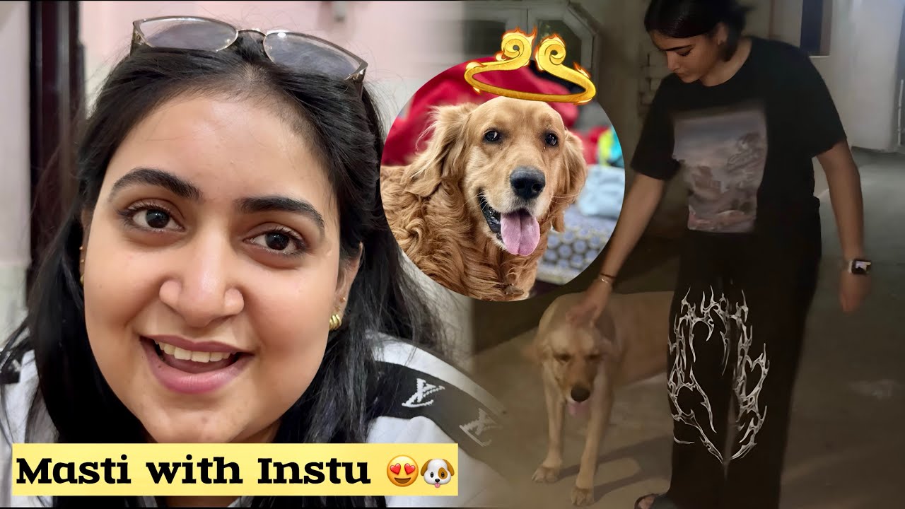 Instu Chinu or Swati ki masti 😂🐶🦴