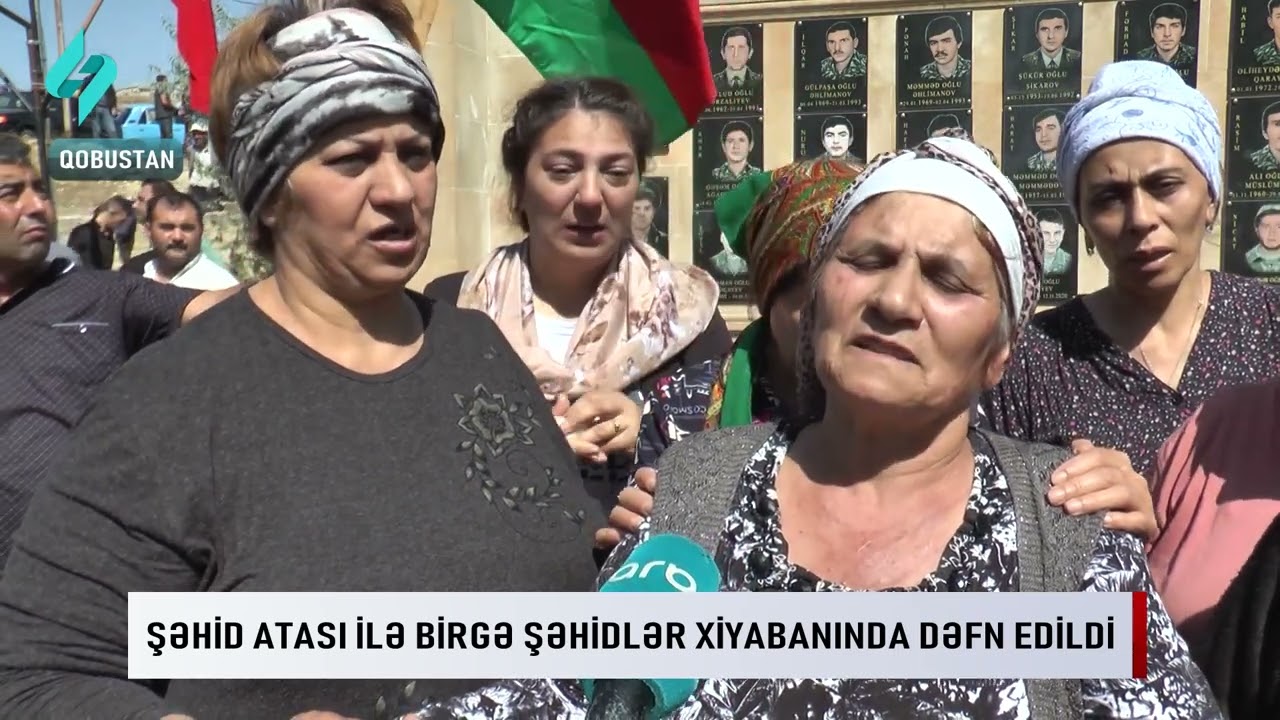 Atasi ile birge Shehidler Xiyabaninda defn edilen shehid Vadim Qocayev...