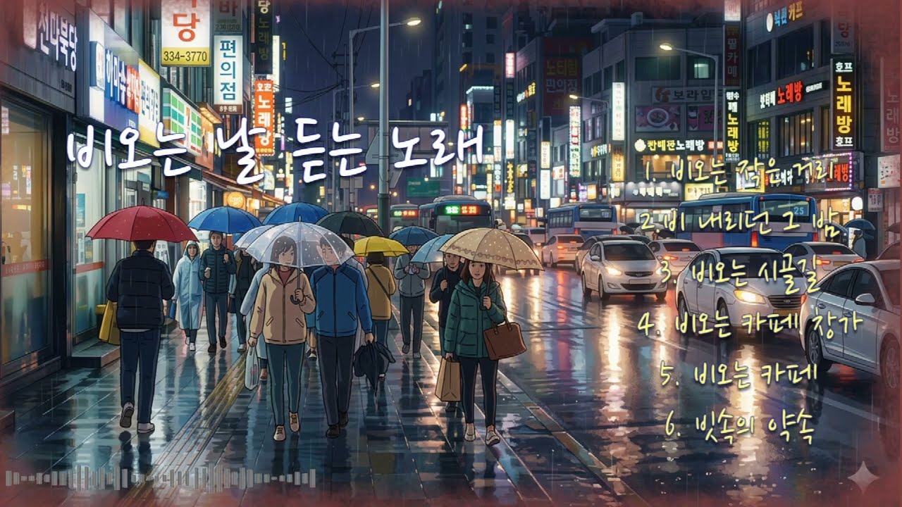 비 오는 날 듣는 노래 | Rainy Day Emotional Music
