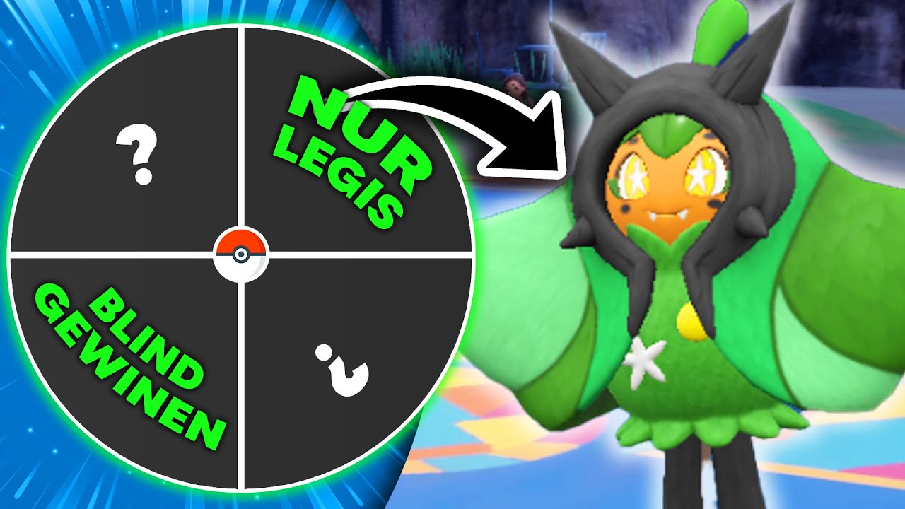 Pokémon, aber das GLÜCKSRAD bestimmt meine Online-Battles!