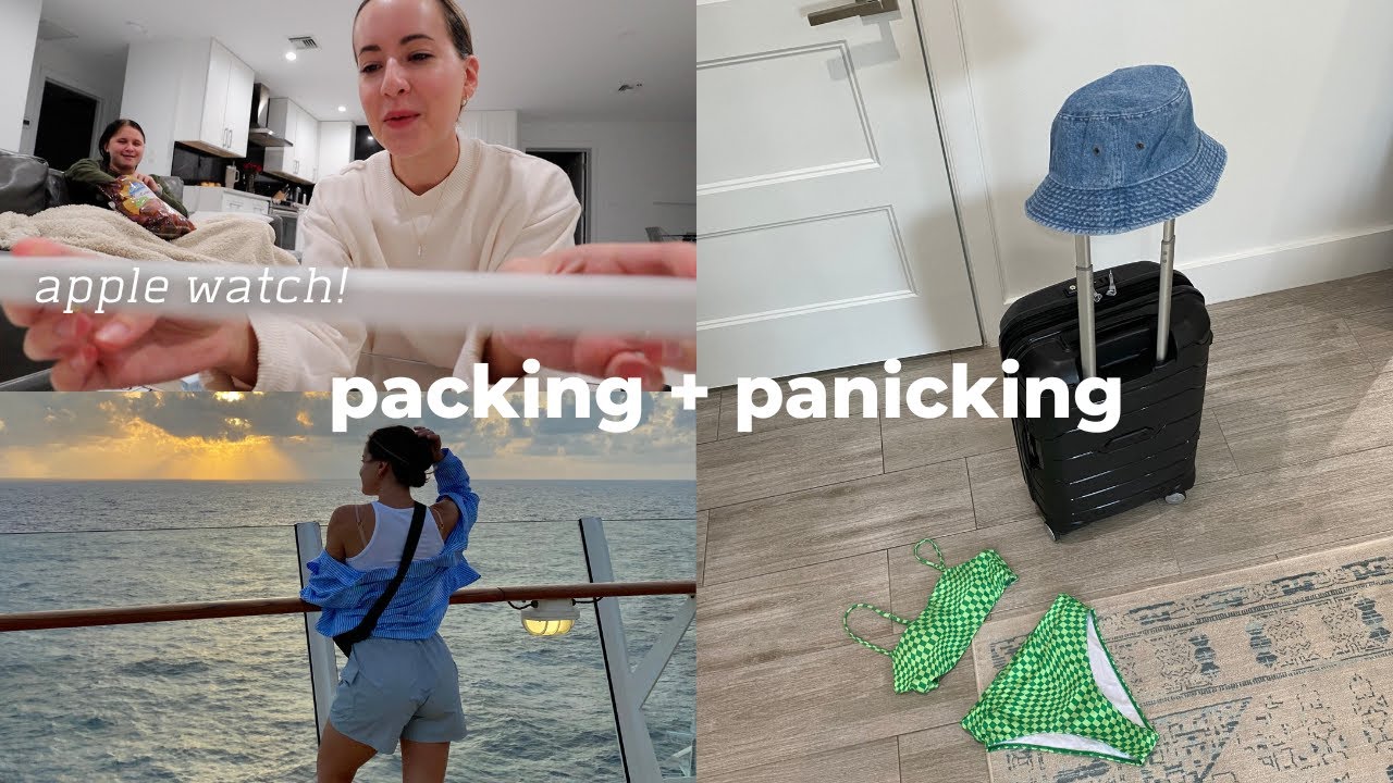 House guest, Apple watch series 8 unboxing, Pack with me for a cruise & Travel prep chaos
