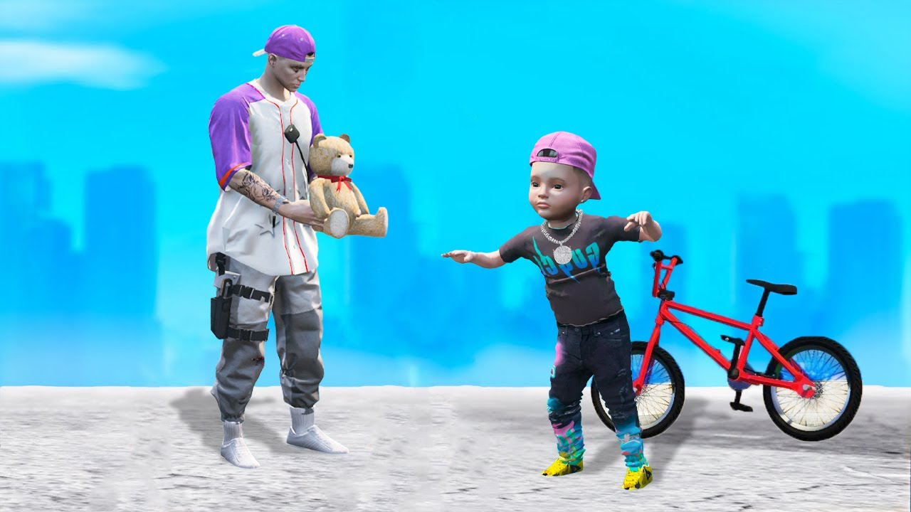 COPILUL meu MIC a CRESCUT in GTA 5!