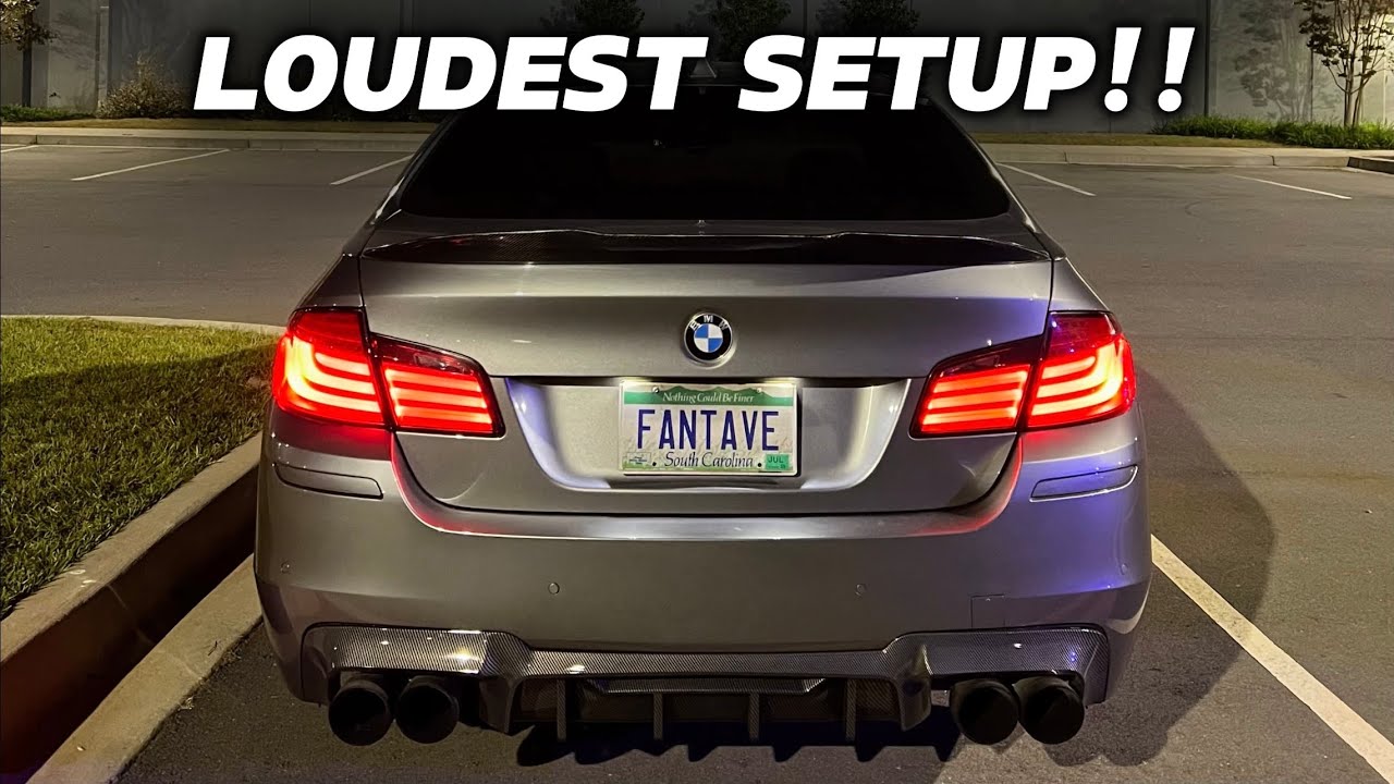 THE BEST SOUNDING BMW F10 535i EXHAUST SETUP (SUPER LOUD N55)