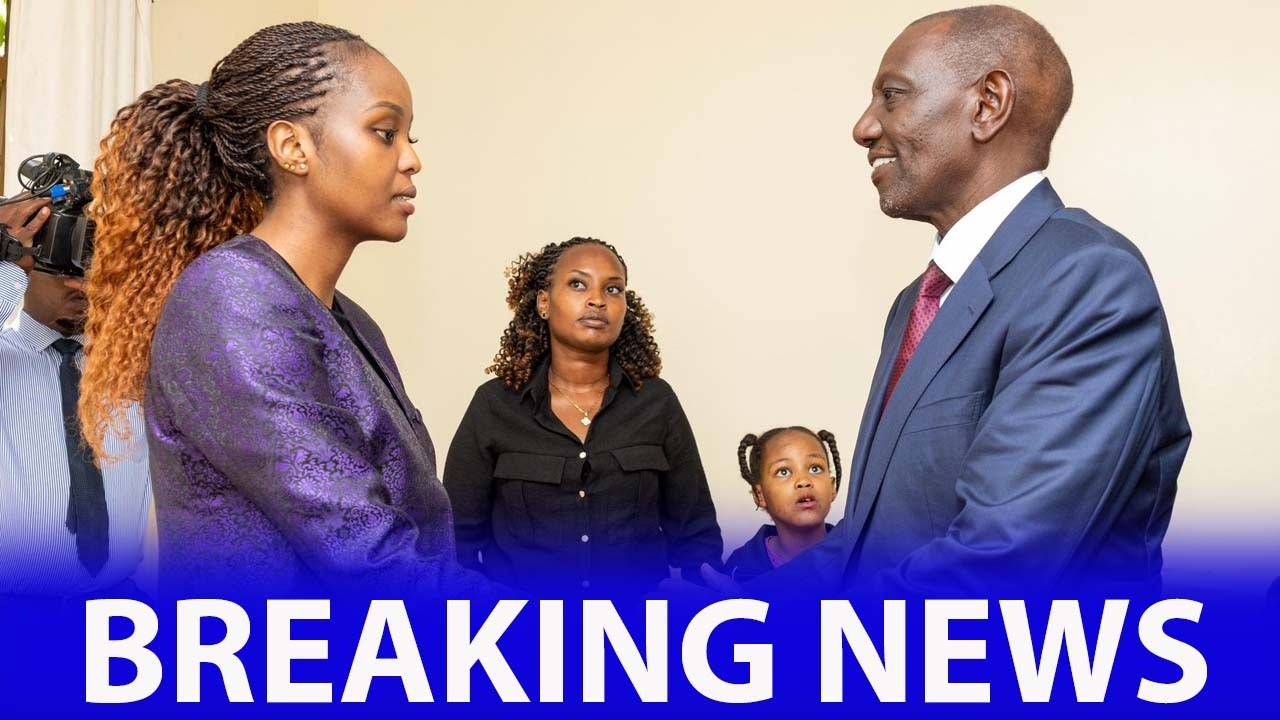 Breaking News from Johana Ng'eno's home in Karen 