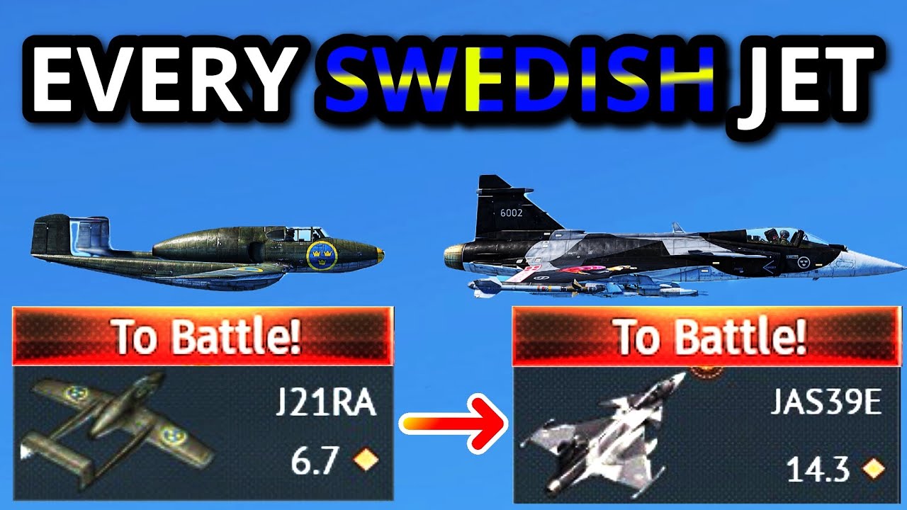1 KILL IN EVERY SWEDEN JET EXPERIENCE (Lowtier to Toptier 2026)