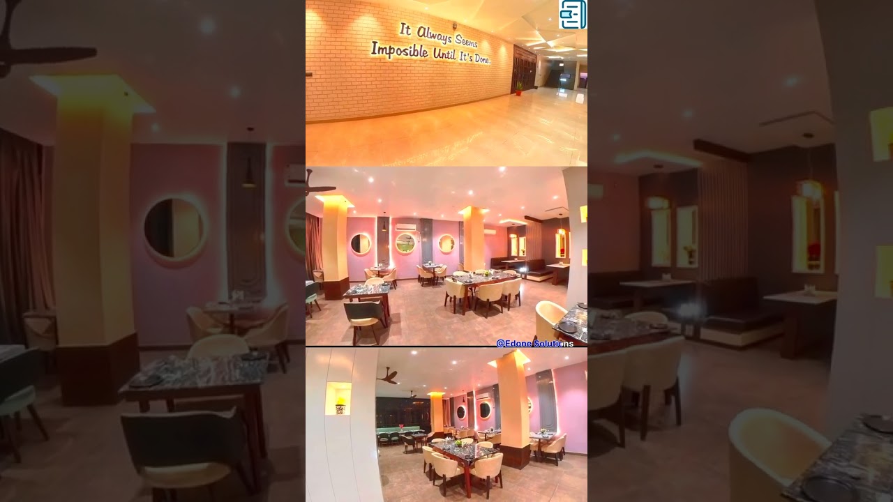 Here's a snippet of 360&deg; virtual tour of Atmosphere restaurant. Edone solutions