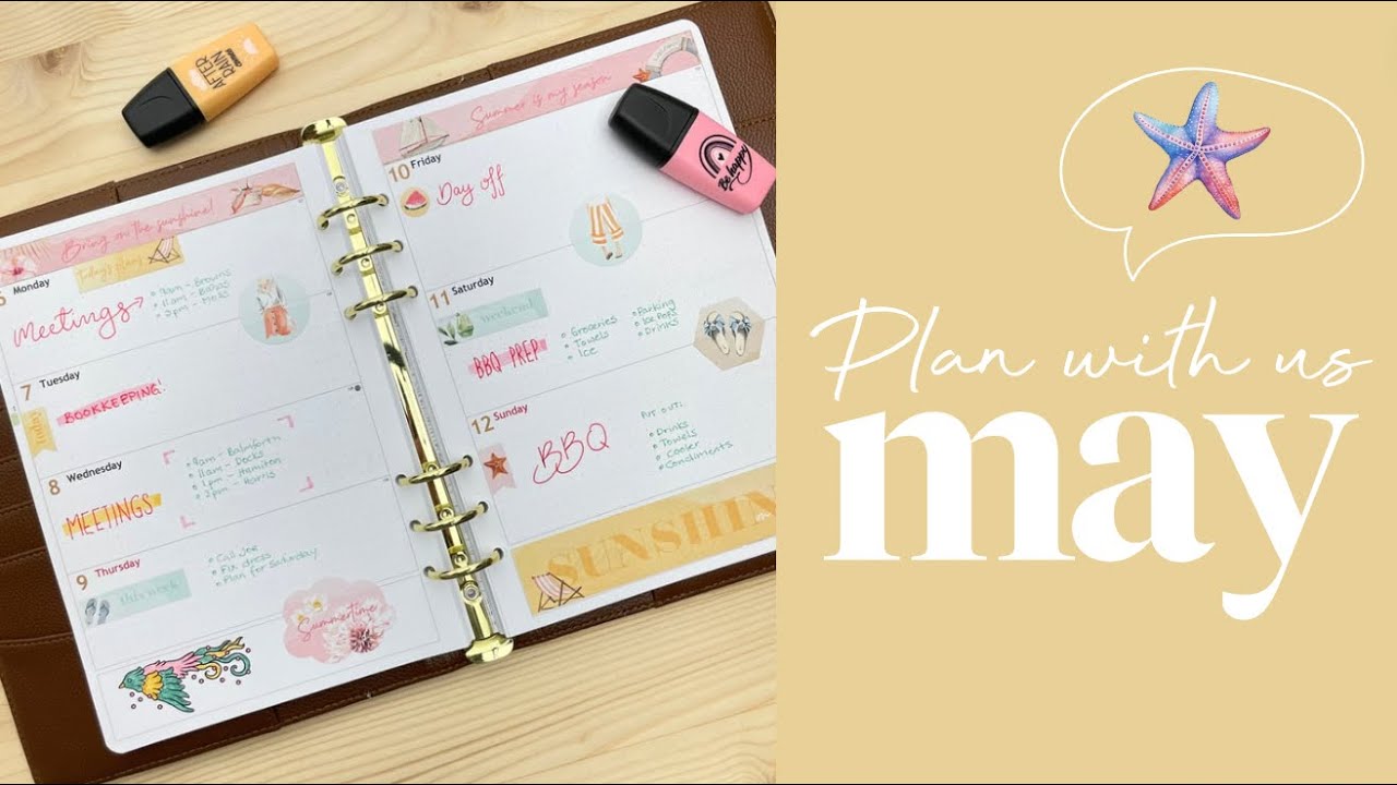 Personal Planner: May plan with us