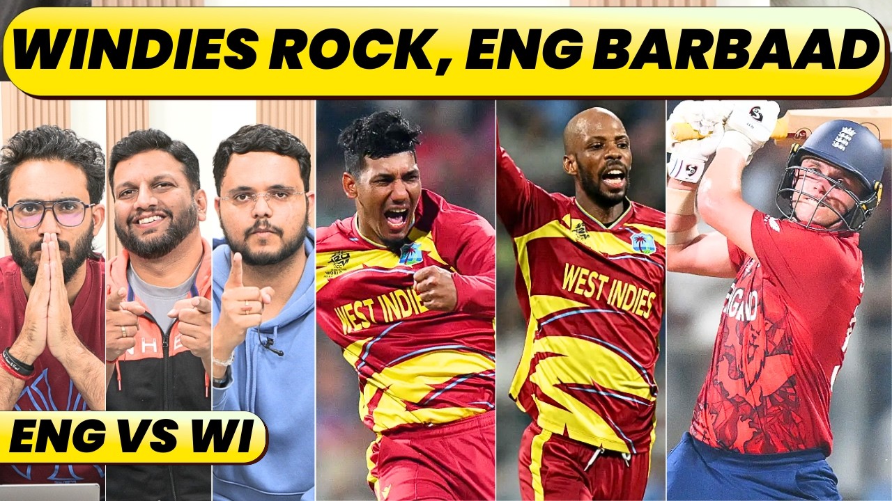 🔴ENG VS WI: ENGLAND FLOP IN TESTS, FLOP IN T20s, FLOP IN ODIs. WINDIES READY TO ROCK, SUPER 8 DONE