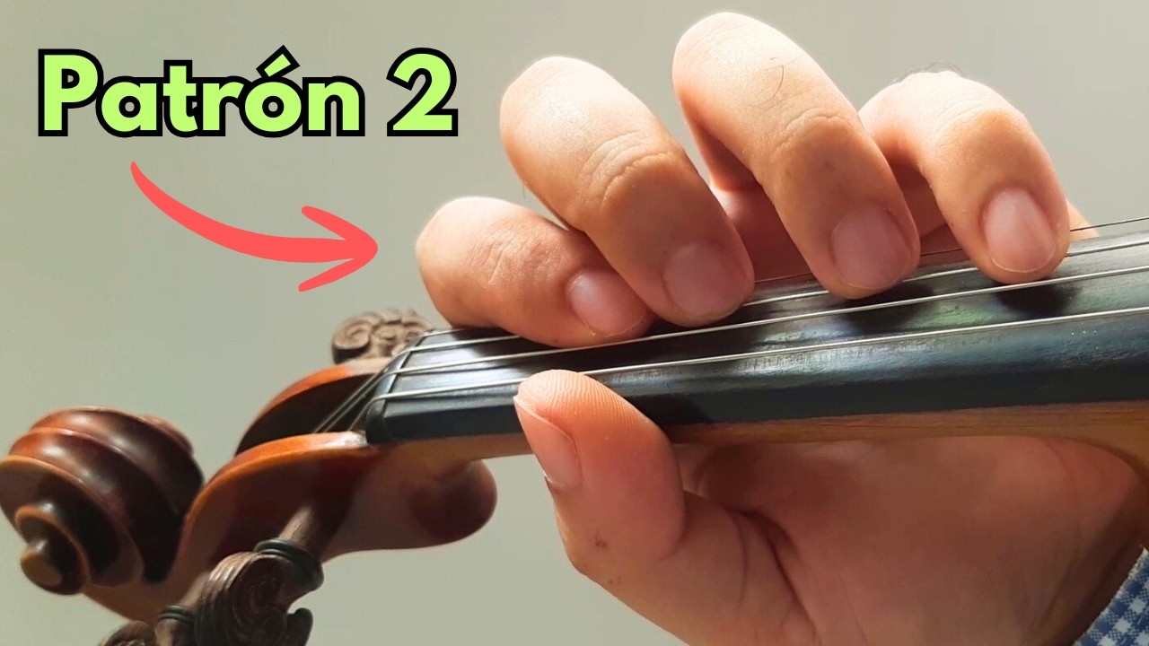 Aprende el SEGUNDO PATRÓN de Digitación en el Violín