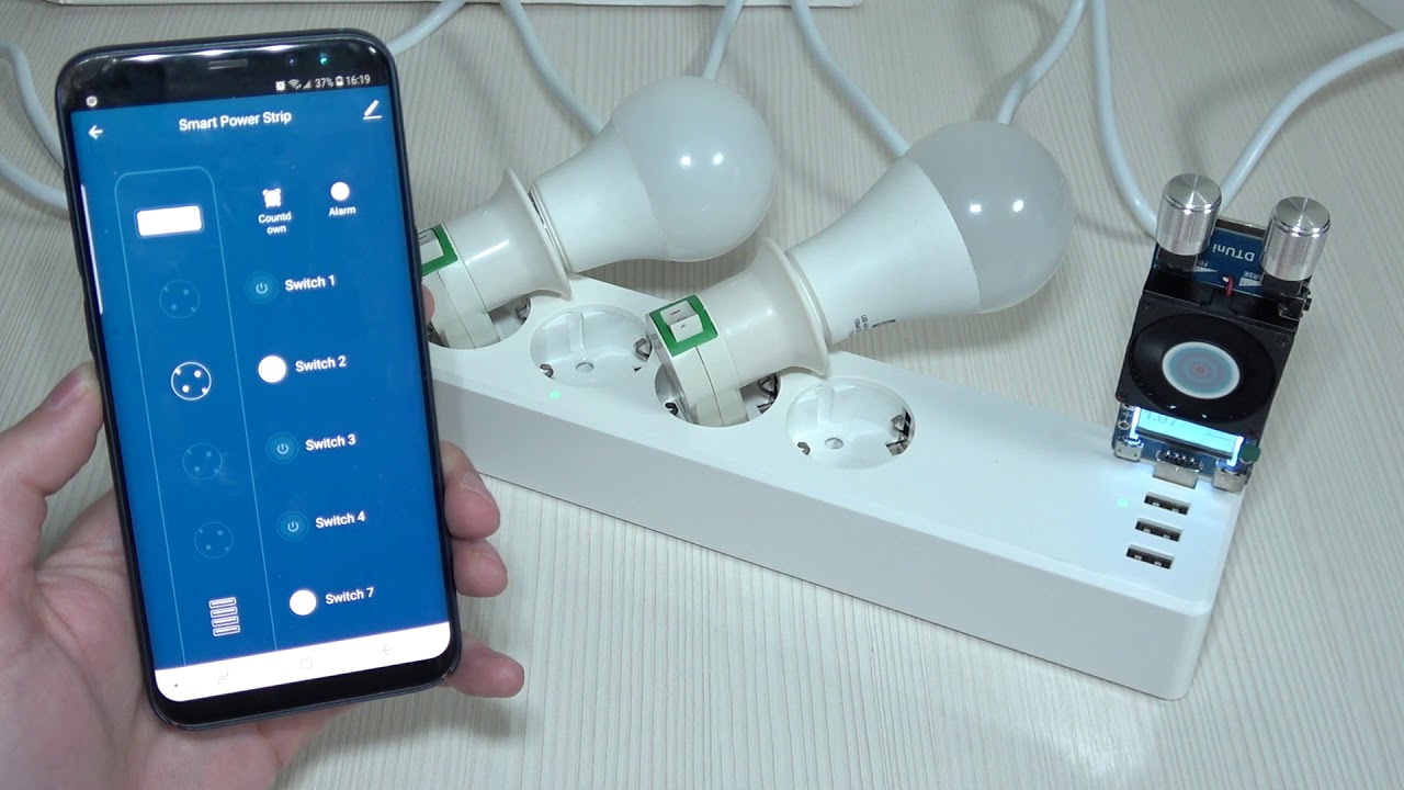 SMART POWER STRIP ZEOOTA УМНЫЙ УДЛИНИТЕЛЬ УПРАВЛЯЕМЫЙ ТЕЛЕФОНОМ С ГОЛОСОВЫМ Google Assistan