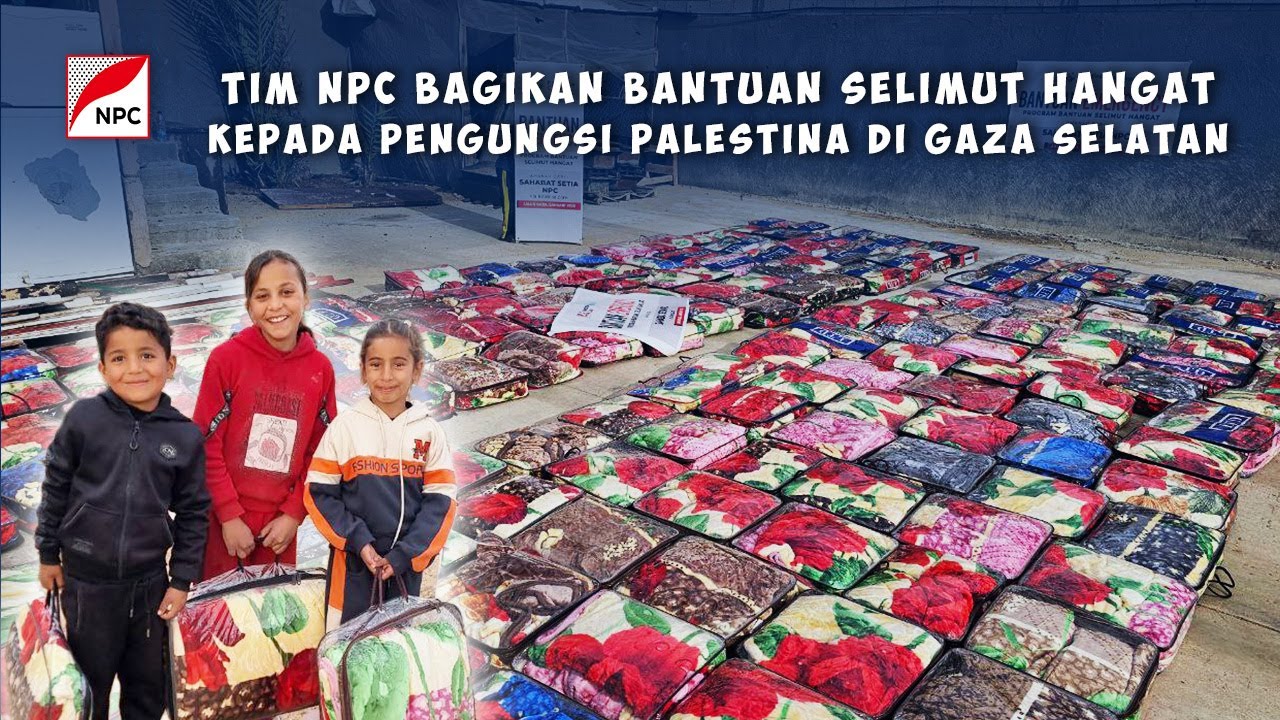 CUACA DI PALESTINA MAKIN EKSTREM, TIM NPC BERHASIL JANGKAU PARA PENGUNGSI DI GAZA SELATAN