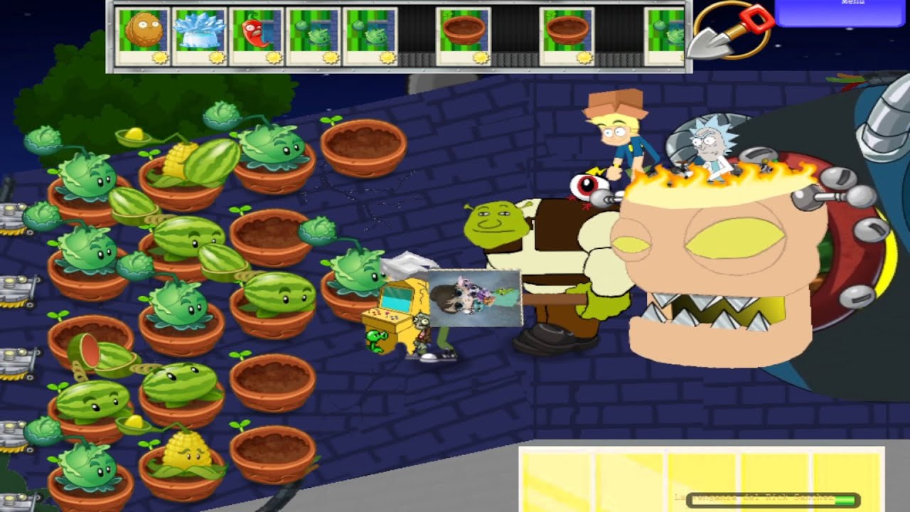 Plants vs Zombies Mod Plantas vs Johnny Test v4  (Ultima versión) - Gameplay Walkthrough Part 1