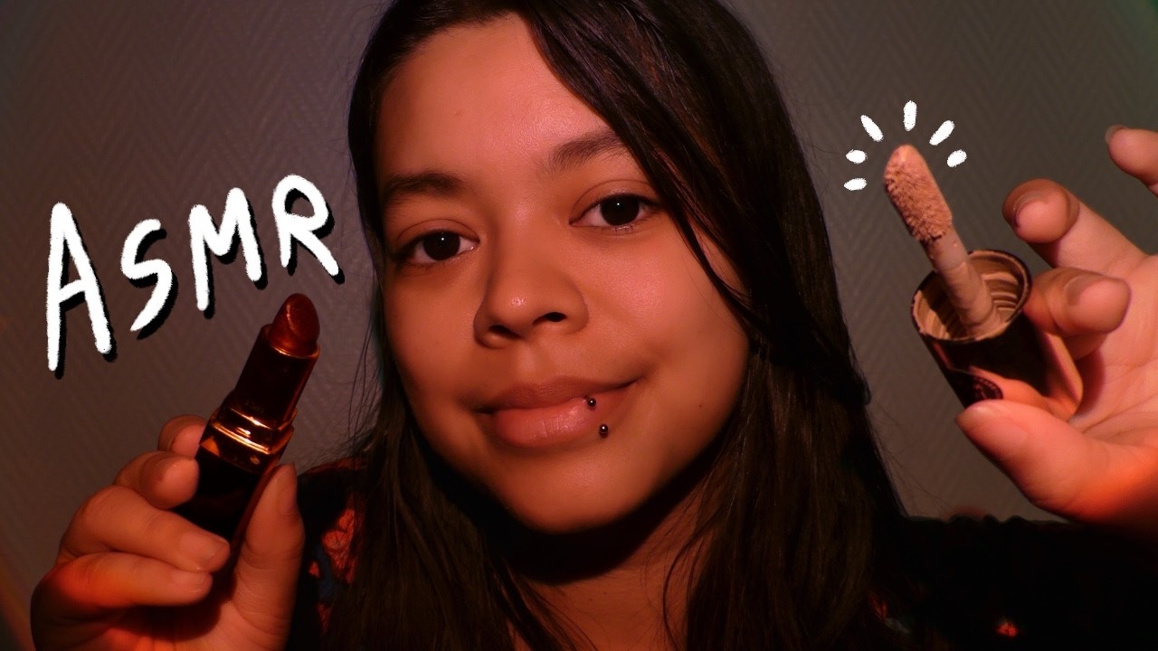 Je te maquille 💄 | SOFT SPOKEN ASMR FR (bruits de bouche, attention personnelle)