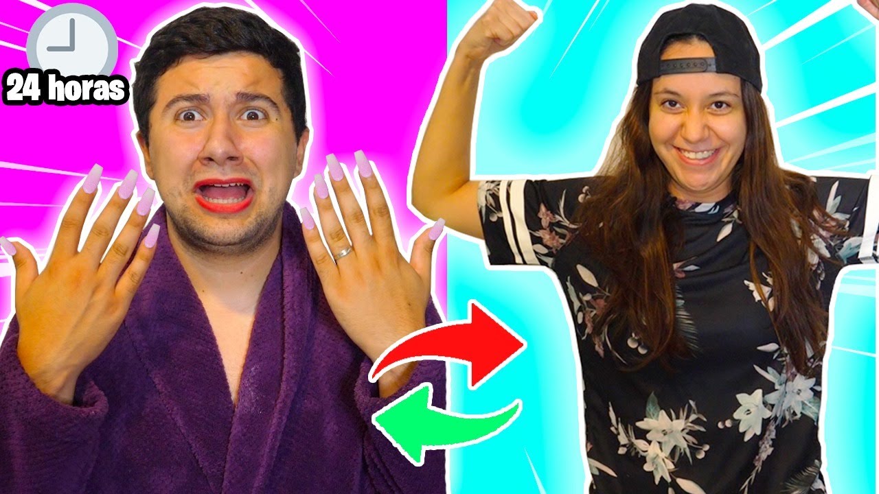 INTERCAMBIO de VIDA con mi NOVIO😱🔥