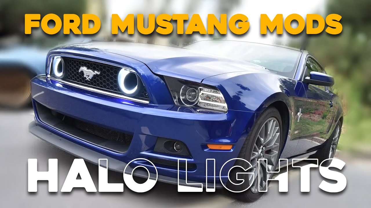 All About My CUSTOM Mustang Halo Lights & How To Install Them!