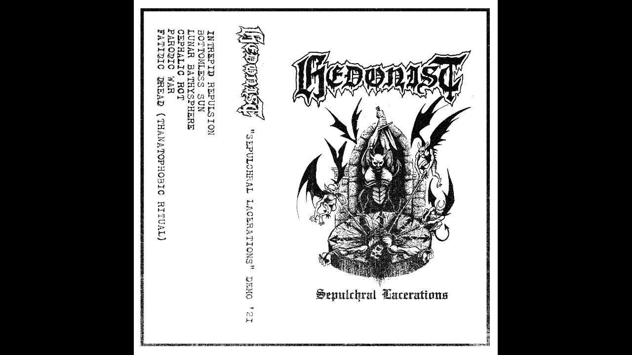 HEDONIST - SEPULCHRAL LACERATIONS DEMO [2021 Old School Death Metal]