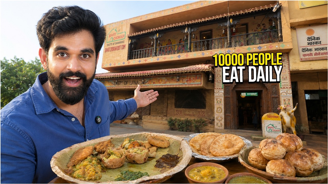 Indian Street Food Like You've Never Seen | India's Biggest Restaurant | 3 Acres 10000 People
