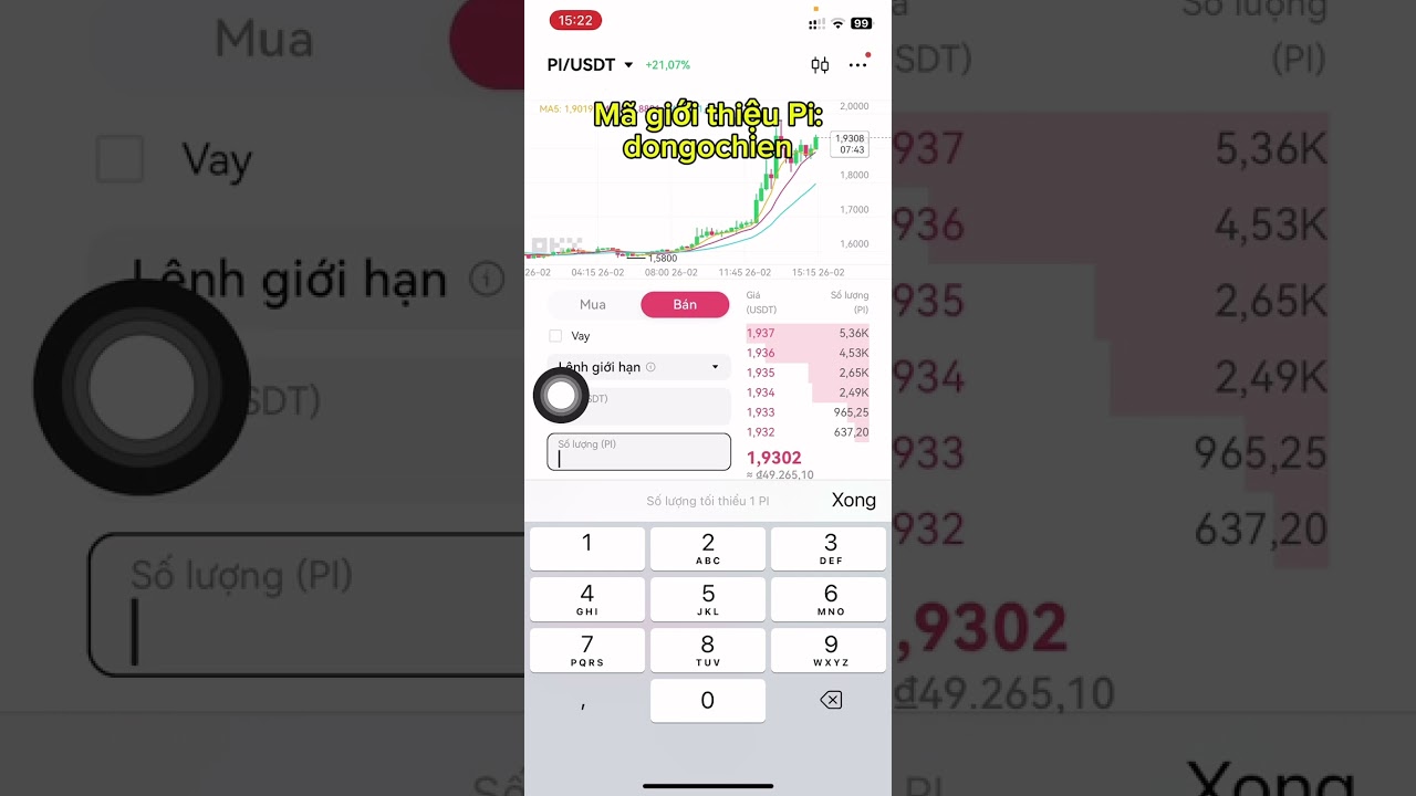 Hướng dẫn c&aacute;ch b&aacute;n Pi tr&ecirc;n s&agrave;n giao dịch OKX đơn giản chi tiết nhất ai cũng l&agrave;m được