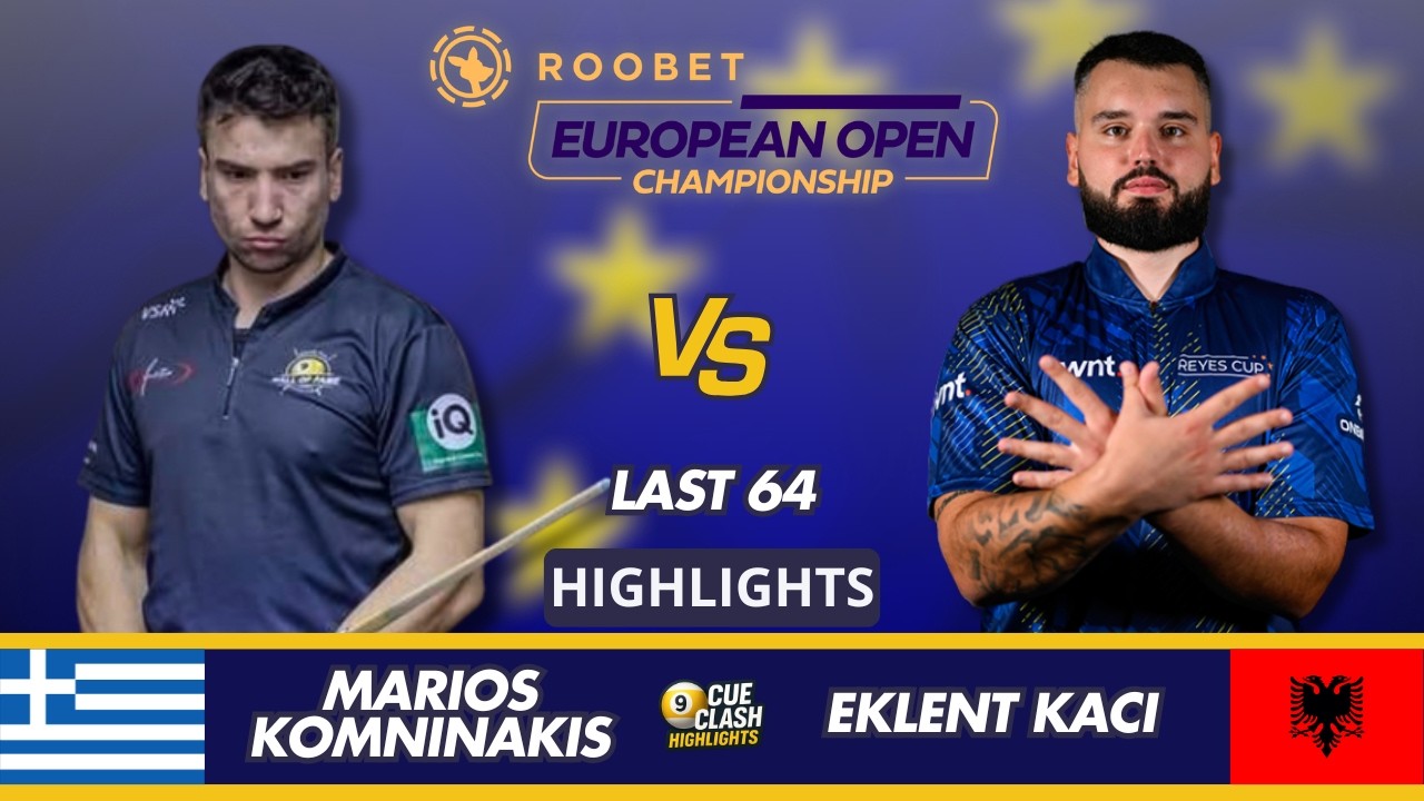 Eklent Kaci vs Marios Komninakis | Last 64 | 2026 European Open Championship Highlights