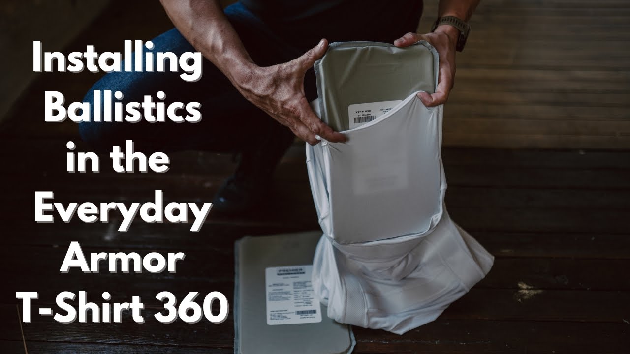 Как установить баллистические панели на футболку Everyday Armor 360