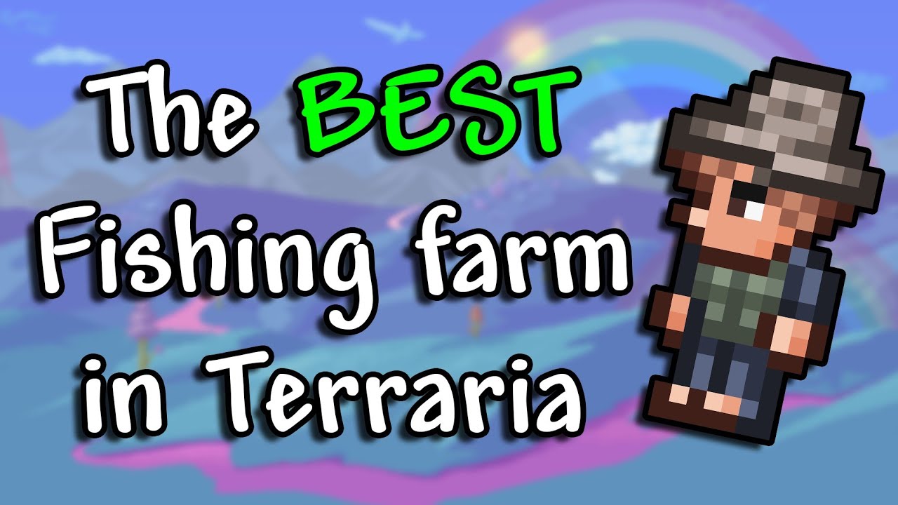 The BEST fishing farm in Terraria (1.4.4)