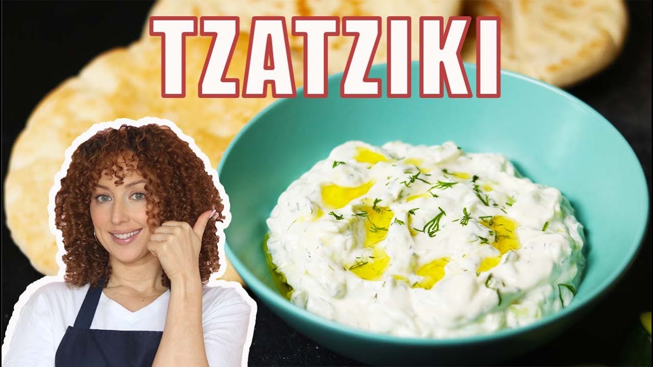 Le tzatziki comme en Grèce | sauce au yaourt et concombre