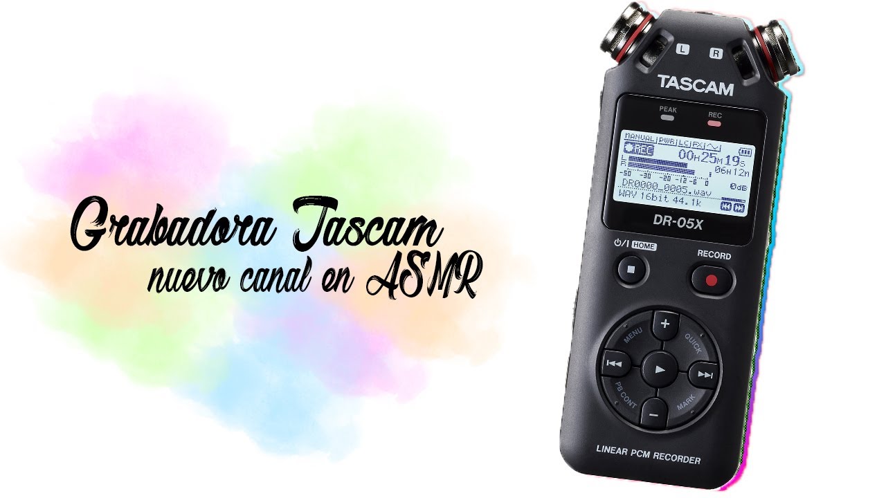 [ASMR] Probando nueva grabadora TASCAM DR-05X | ¡Primer vídeo!