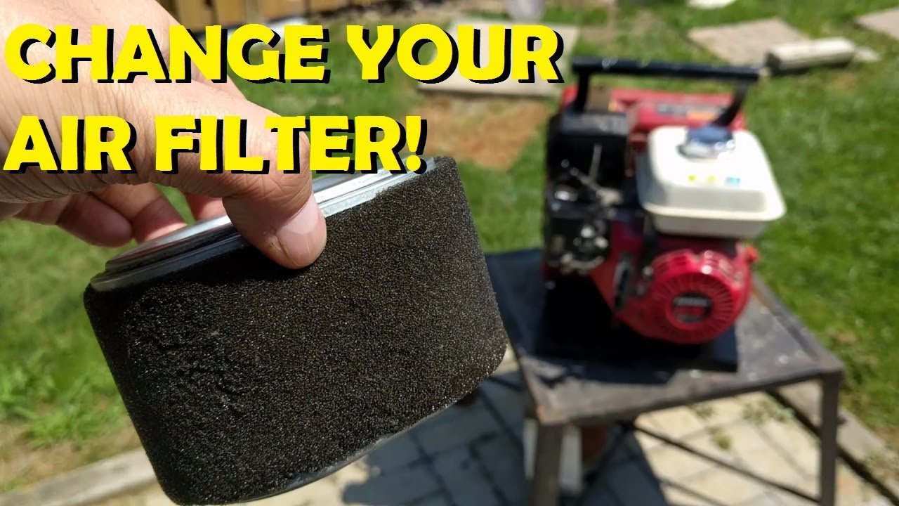 Honda GX200 - Carb Clean & Air Filter