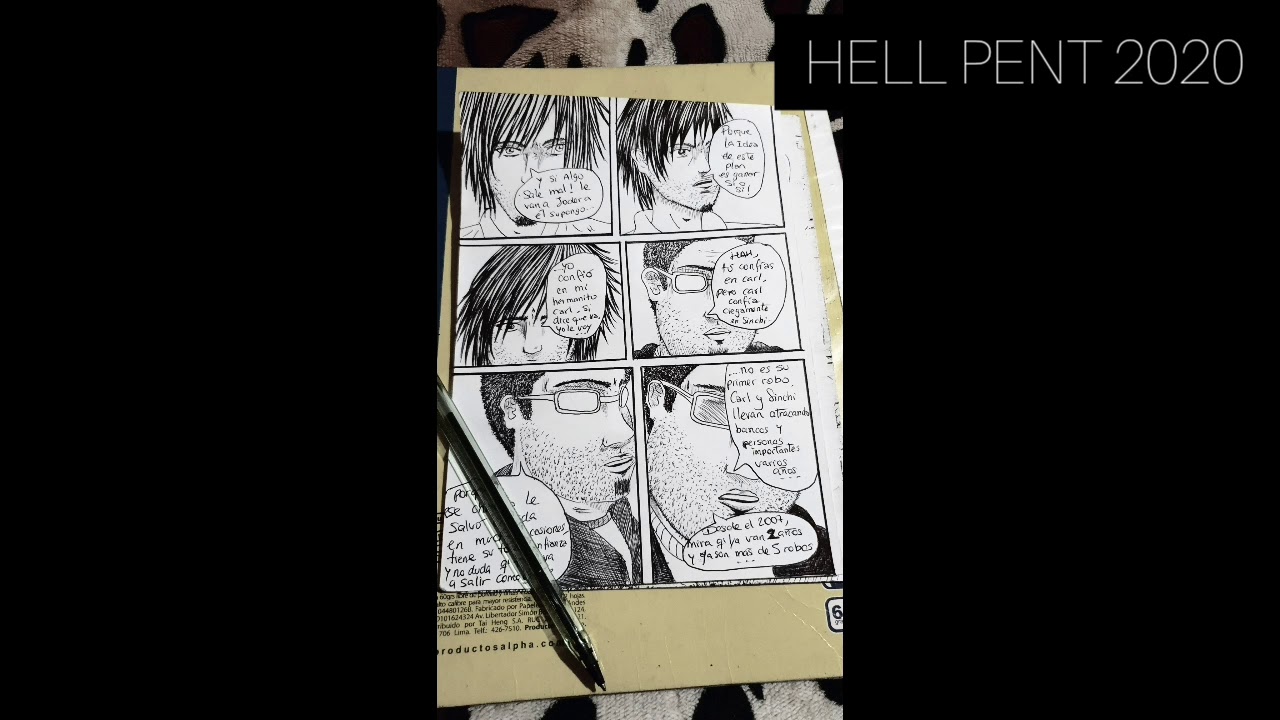 HELL PENT 25 | proceso de entintado FULL HD 60fps