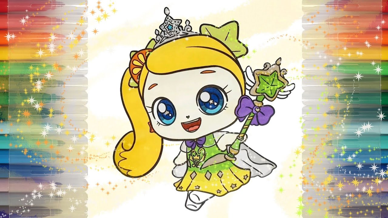 🍋색칠놀이🍋 새콤달콤 캐치티니핑 레전드 티니핑 새콤핑 색칠하기 2 🎨 Catch teenieping TANGYPING coloring 색칠공부