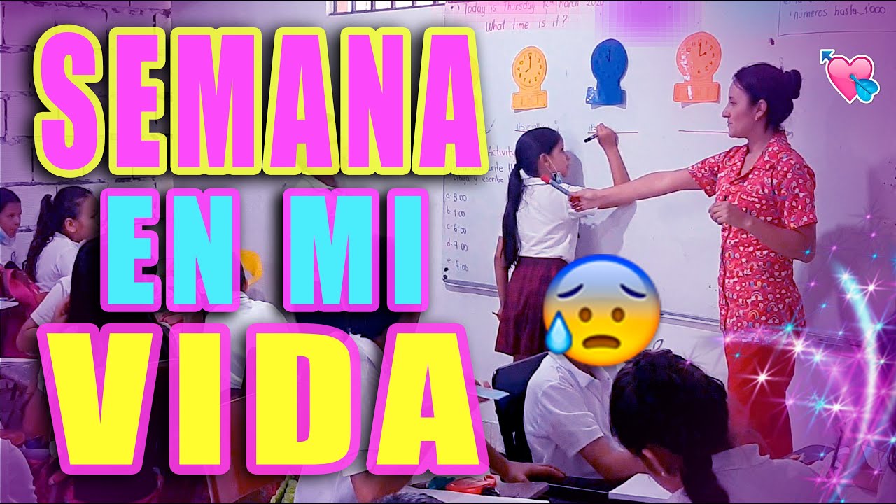 TEACHER VLOG! ☆  UNA SEMANA EN LA VIDA de una PROFESORA ☆ 100prekool