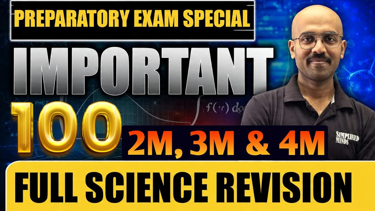 SSLC Class 10 Physics 2M, 3M & 4M Important Questions🔥| Preparatory Challenge