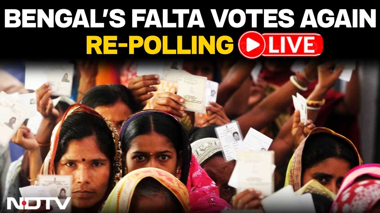 Bengal Re-Polling LIVE | Bengal's Falta Votes Again | West Bengal Elections | TMC | BJP | CM Suvendu