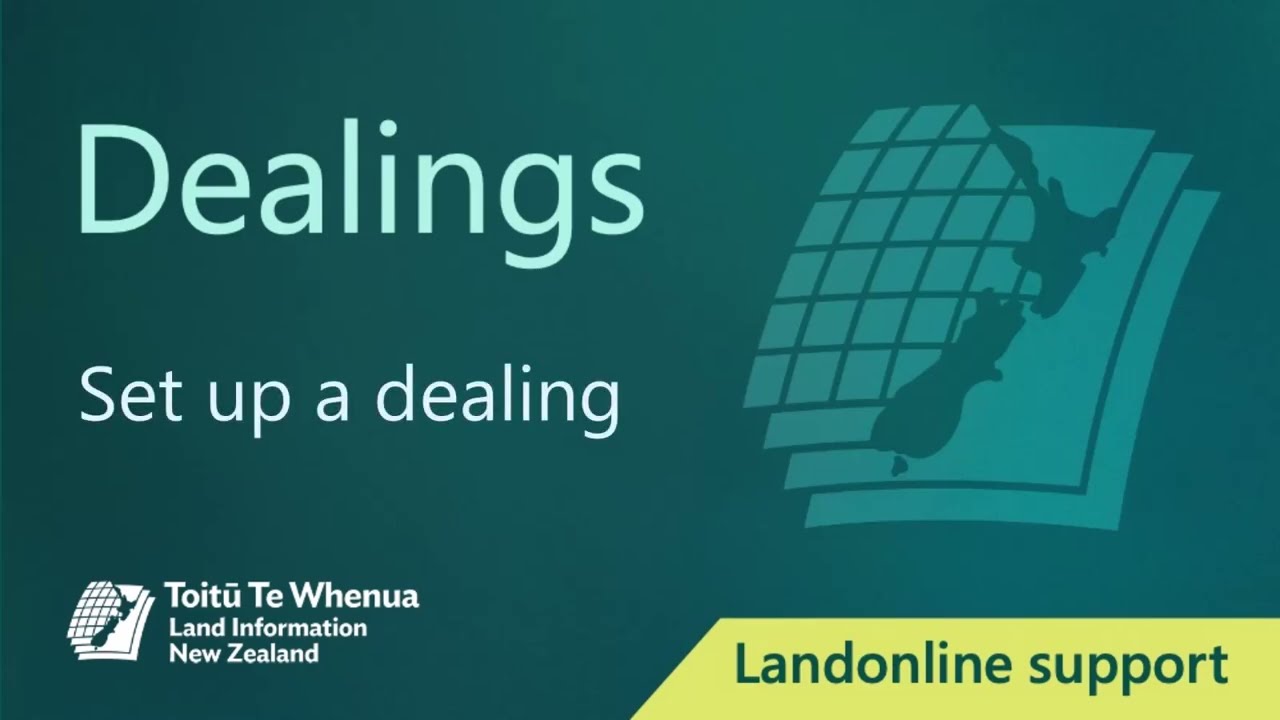 Set up a dealing
