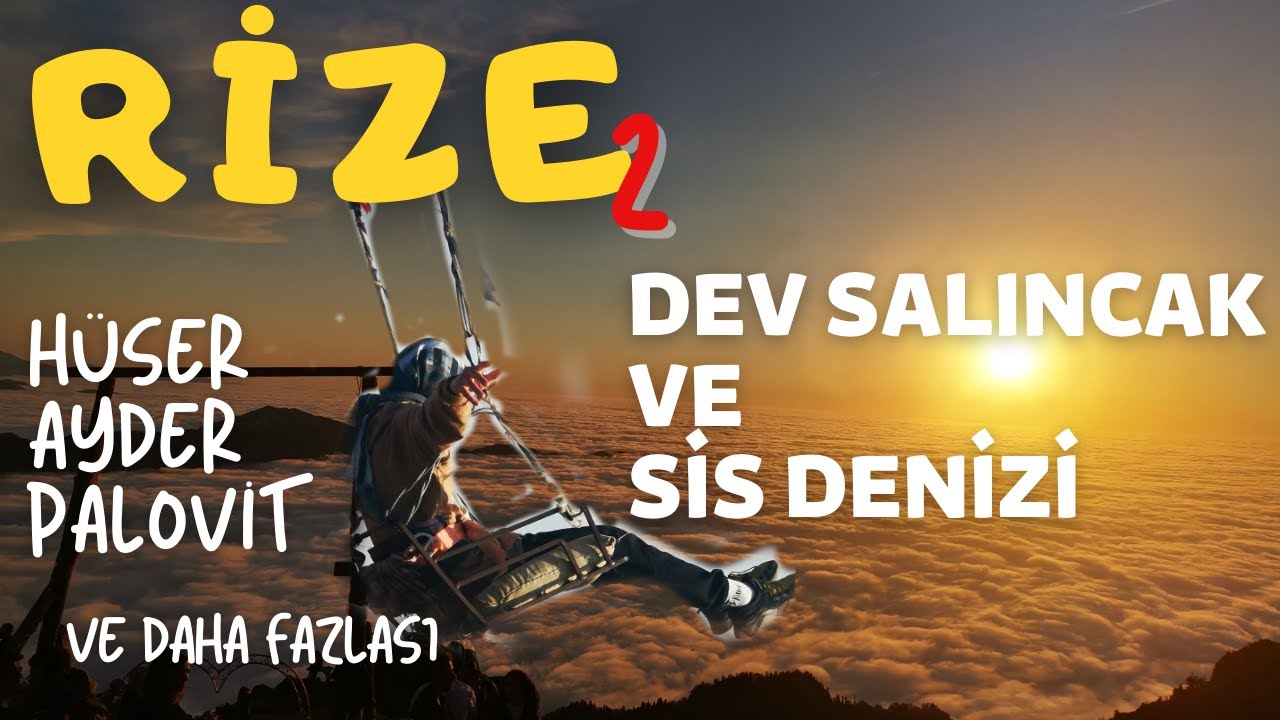 Huser Yaylası Sis Denizi | Palovit Şelalesi | Ayder Bungalov Evler | Rize Gezilecek Yerler