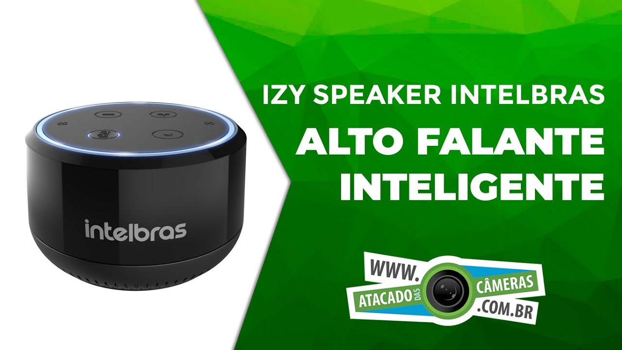 Unboxing - Izy Speak Mini Alto Falante Inteligente - ATACADO DAS C&Acirc;MERA