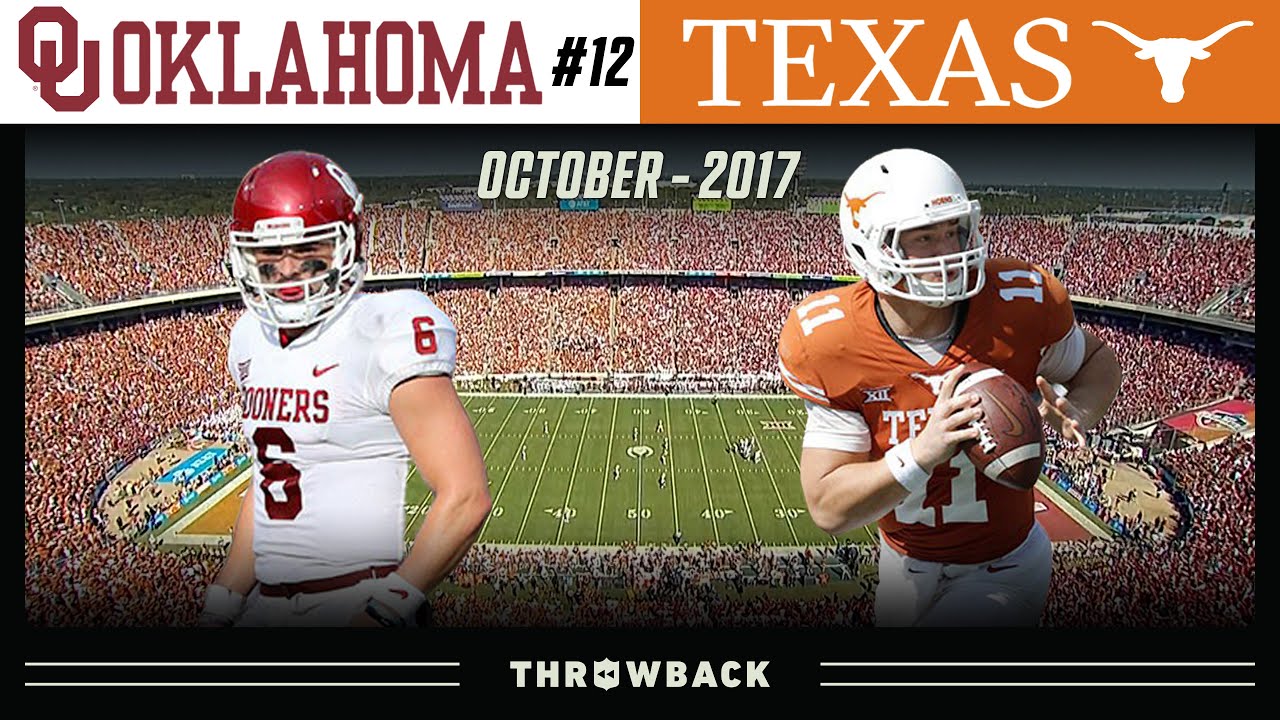 Baker Delivers in His Final Red River Rivalry Game! (#12 Oklahoma vs. Texas, 2017)