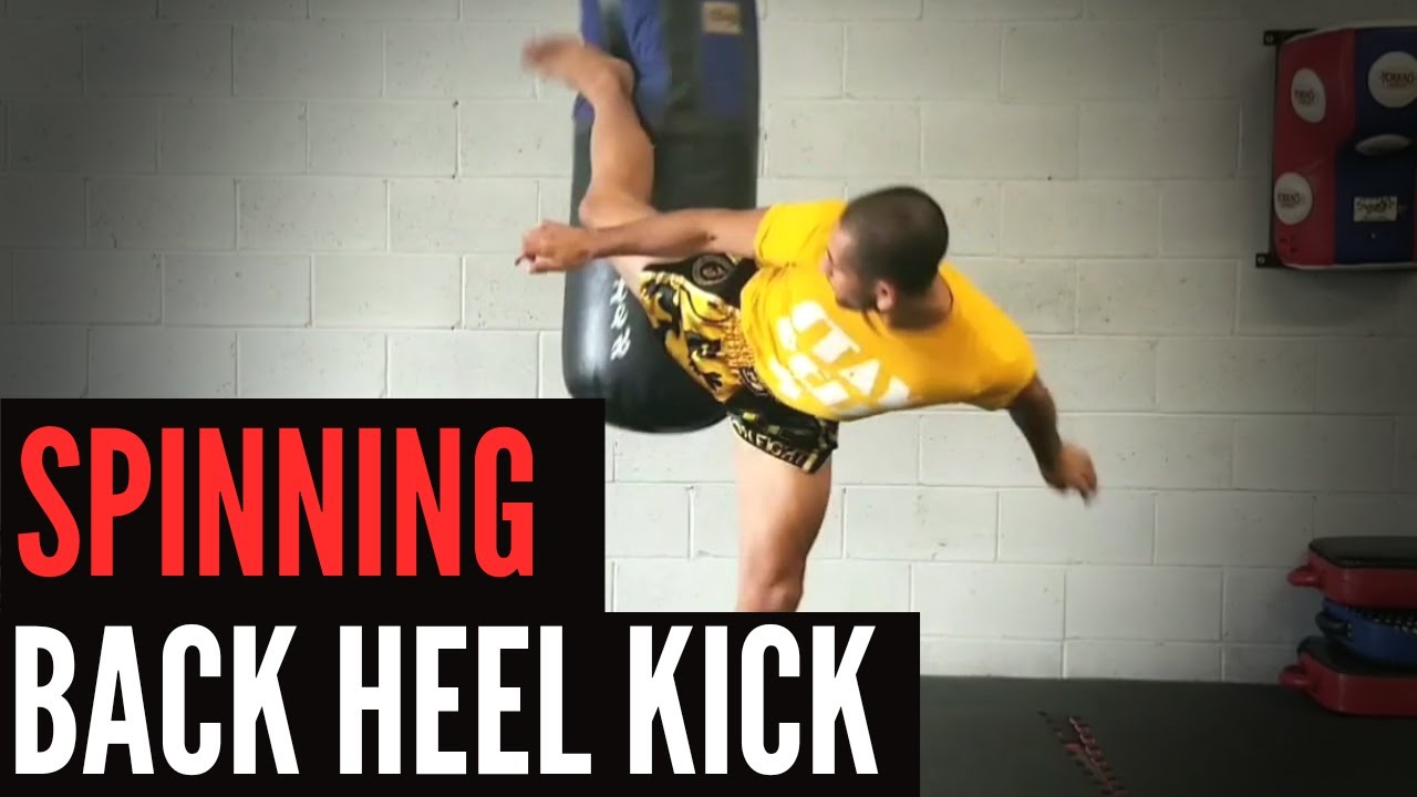 HOW TO DO A SPINNING BACK HEEL KICK