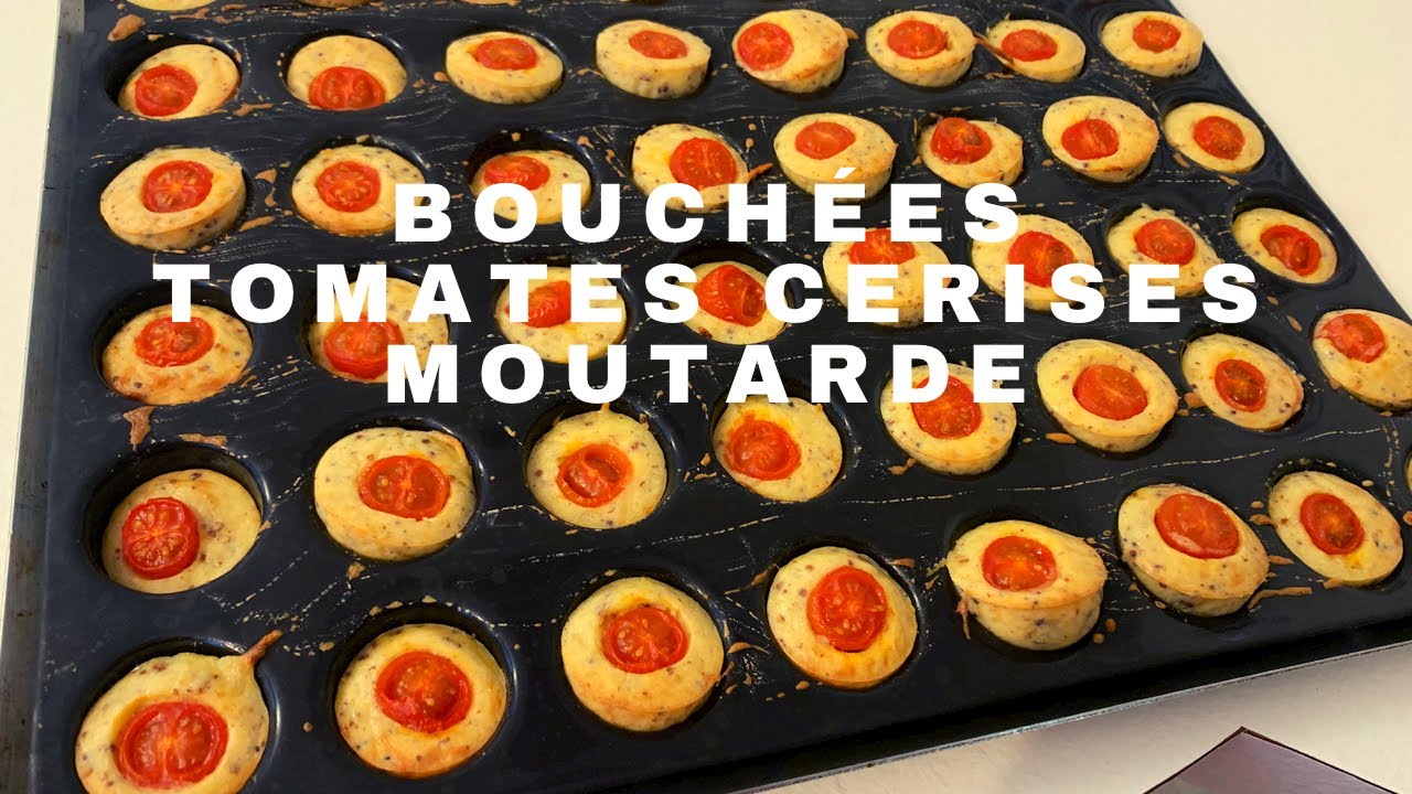 BOUCHÉES TOMATES CERISES ET MOUTARDE À L'ANCIENNE : l'atelier culinaire Guy Demarle