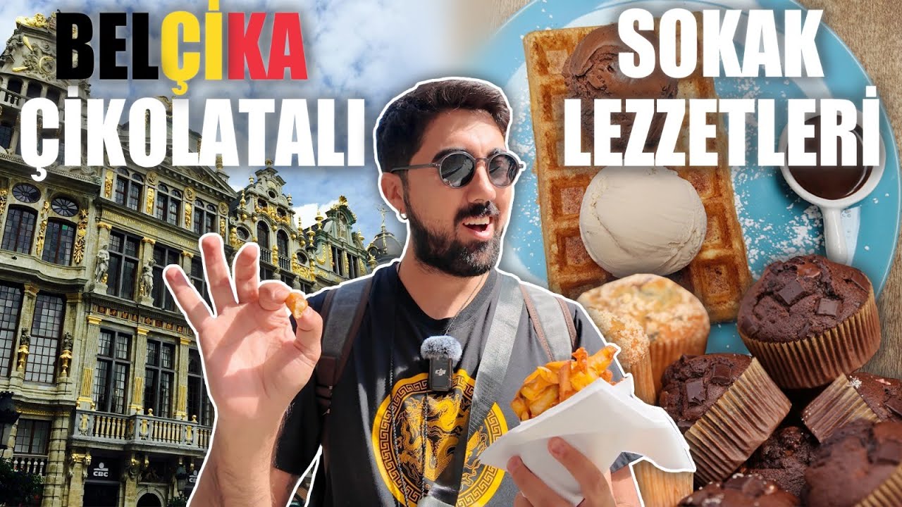 BELÇİKA Brüksel Çikolatalı Sokak Lezzetleri l Belçika'da İlk Günüm l En iyi Lezzet
