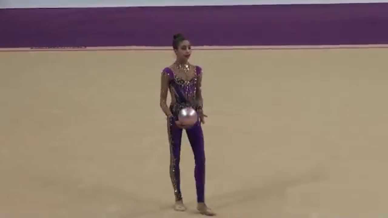 Polyakova Veronika, ball. Grand Prix Qualification, Moscow, 2015