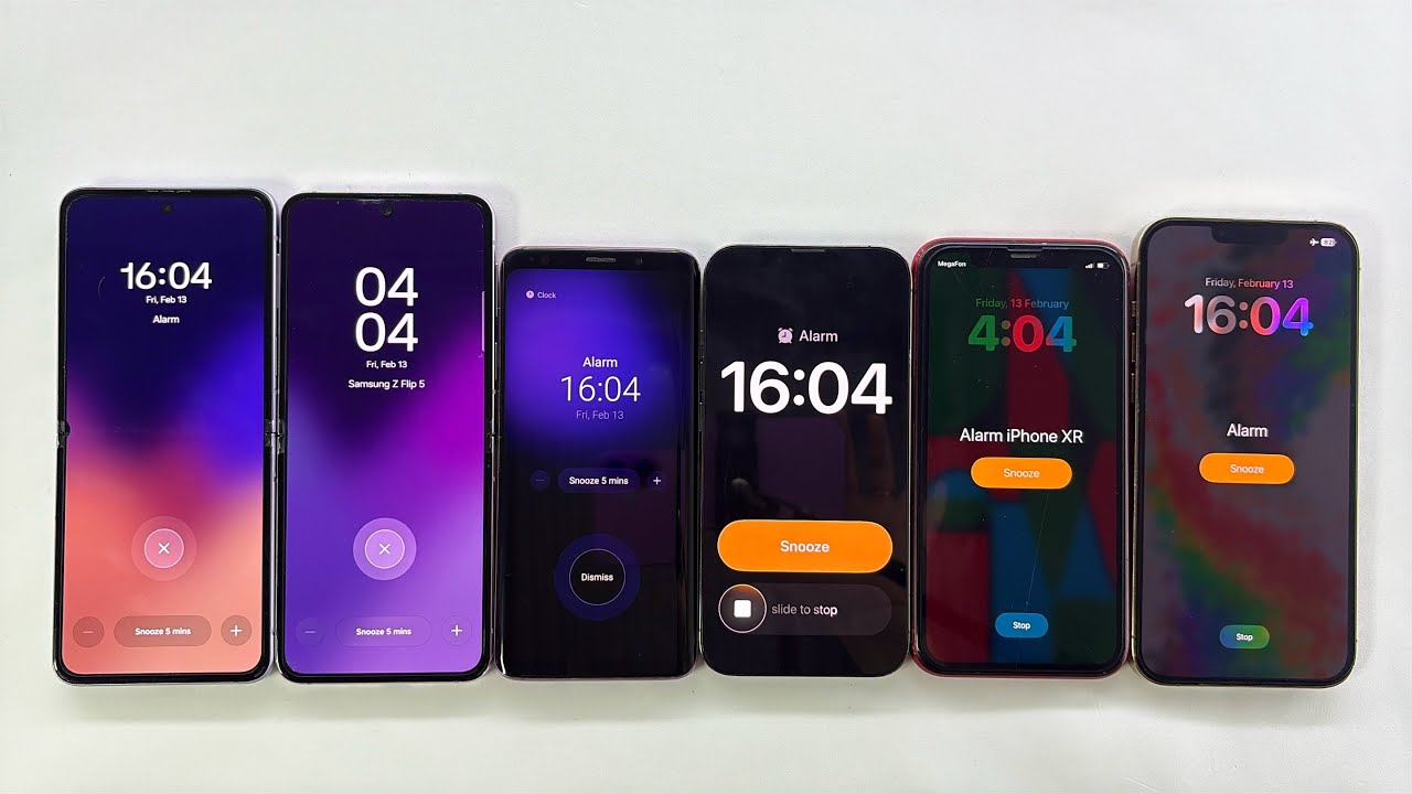 Alarm Clock + Timer IPhone 13 ProMax, iPhone 13 Pro, iPhone XR, Samsung Z Flip 5, Z Flip 3,Galaxy S9